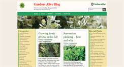 Desktop Screenshot of gardensaliveblog.com